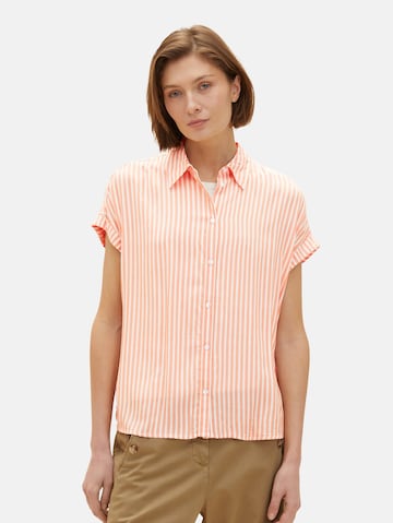 Camicia da donna di TOM TAILOR in arancione: frontale