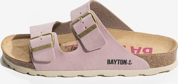 Bayton Pantoletter 'Atlas' i lilla: forside