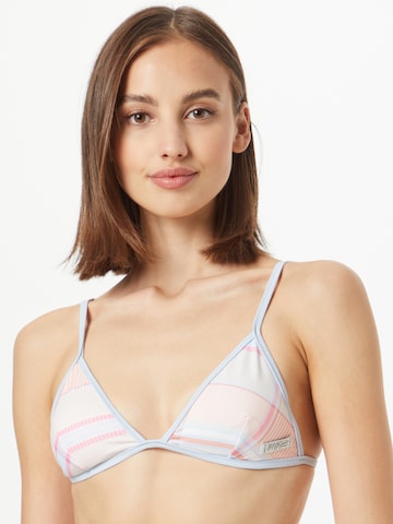 Tommy Hilfiger Underwear Triangle Bikini Top in Pink: front