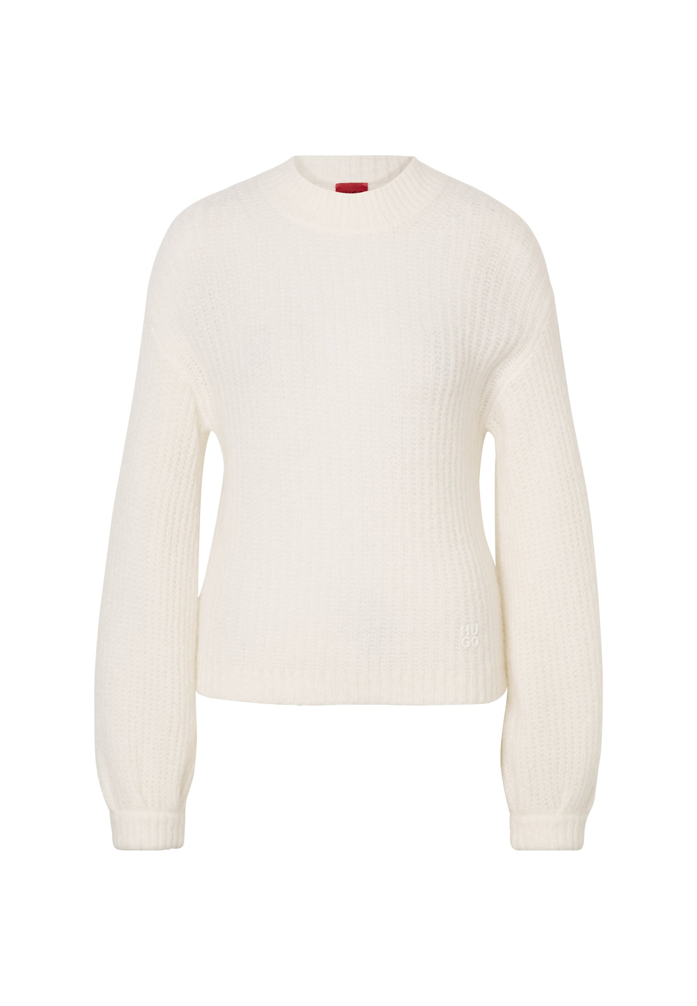 HUGO Sweater 'Siforo' in White: front