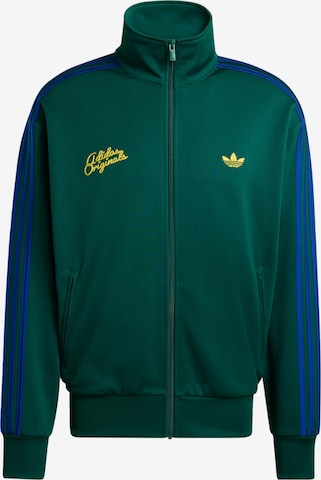 ADIDAS ORIGINALS Sweatjacke 'Firebird' in Grün: Vorderseite