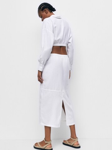 Jupe Pull&Bear en blanc