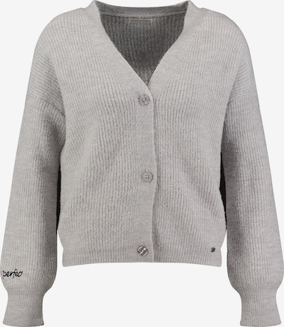 Key Largo Strickjacke 'Celine' in grau / schwarz, Produktansicht