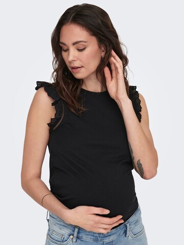 Only Maternity Top | črna barva