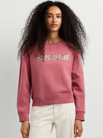 Pepe Jeans Sweatshirt ' CELESTE ' in Pink: Vorderseite