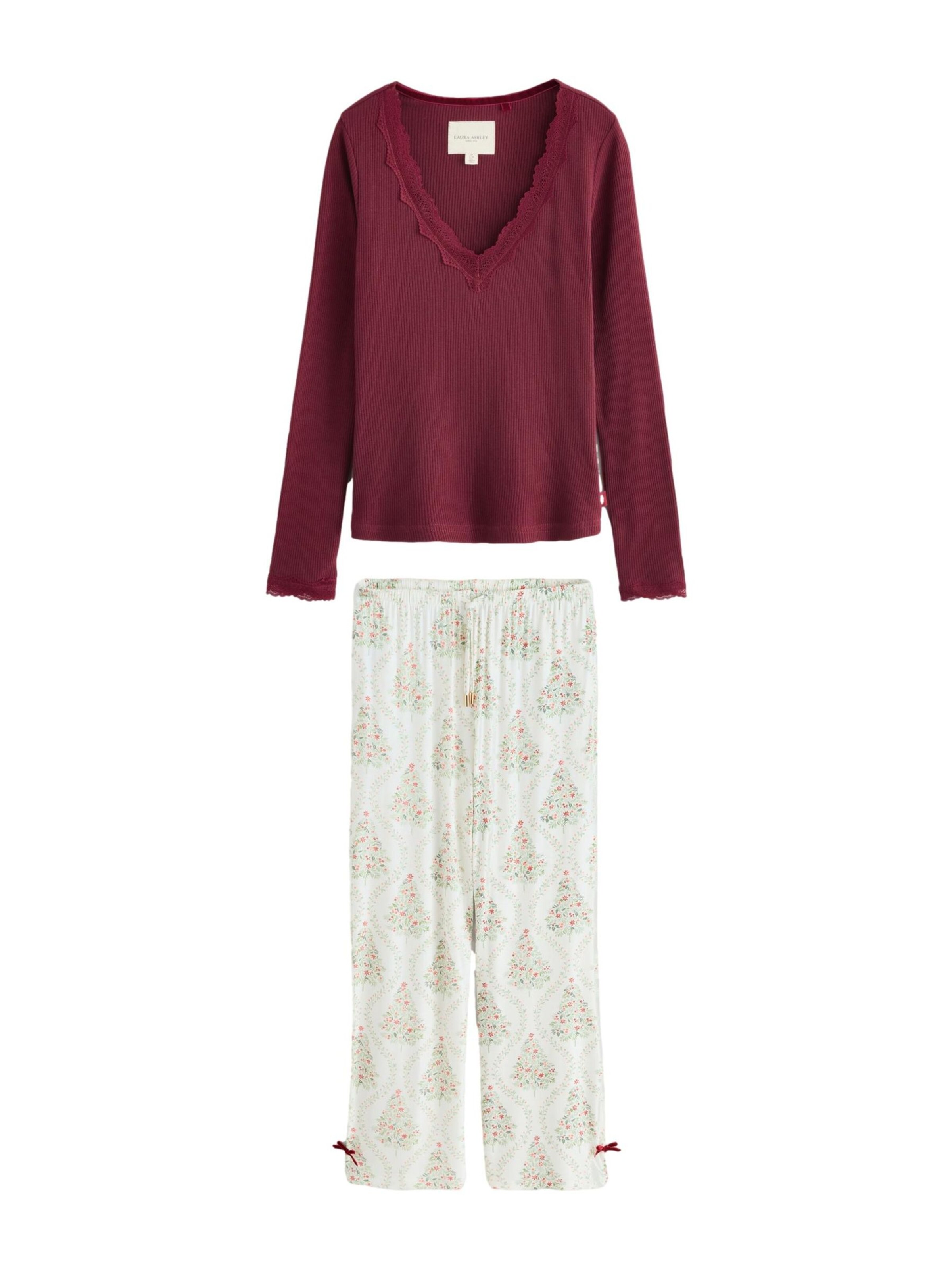 LAURA ASHLEY Pyjama 'Frestwick' in Rood: voorkant
