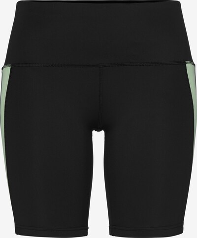 LASCANA ACTIVE Sporthose in pastellgrün / schwarz / weiß, Produktansicht