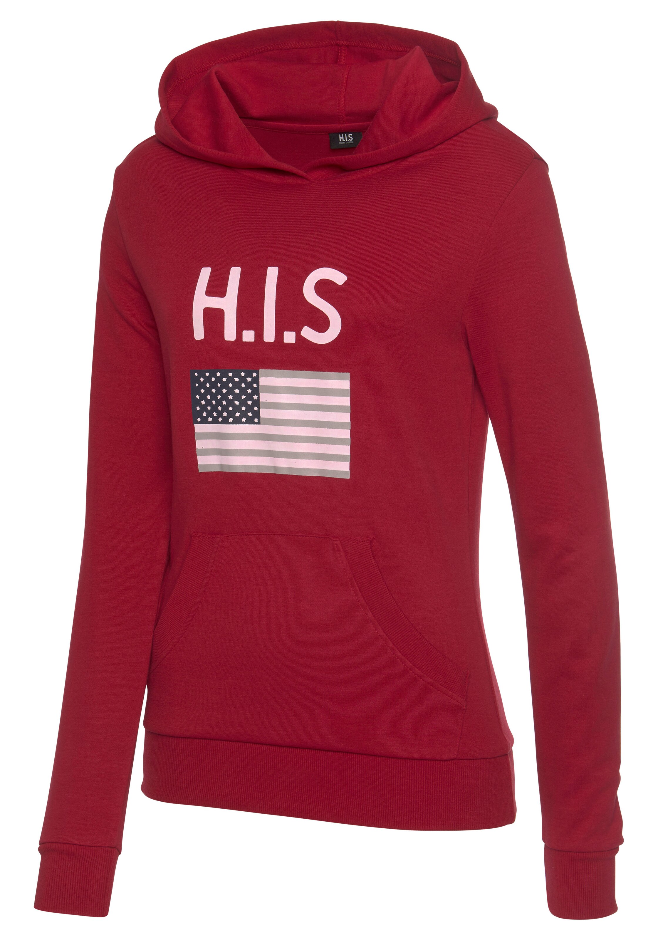 H.I.S Sweatshirt in Red