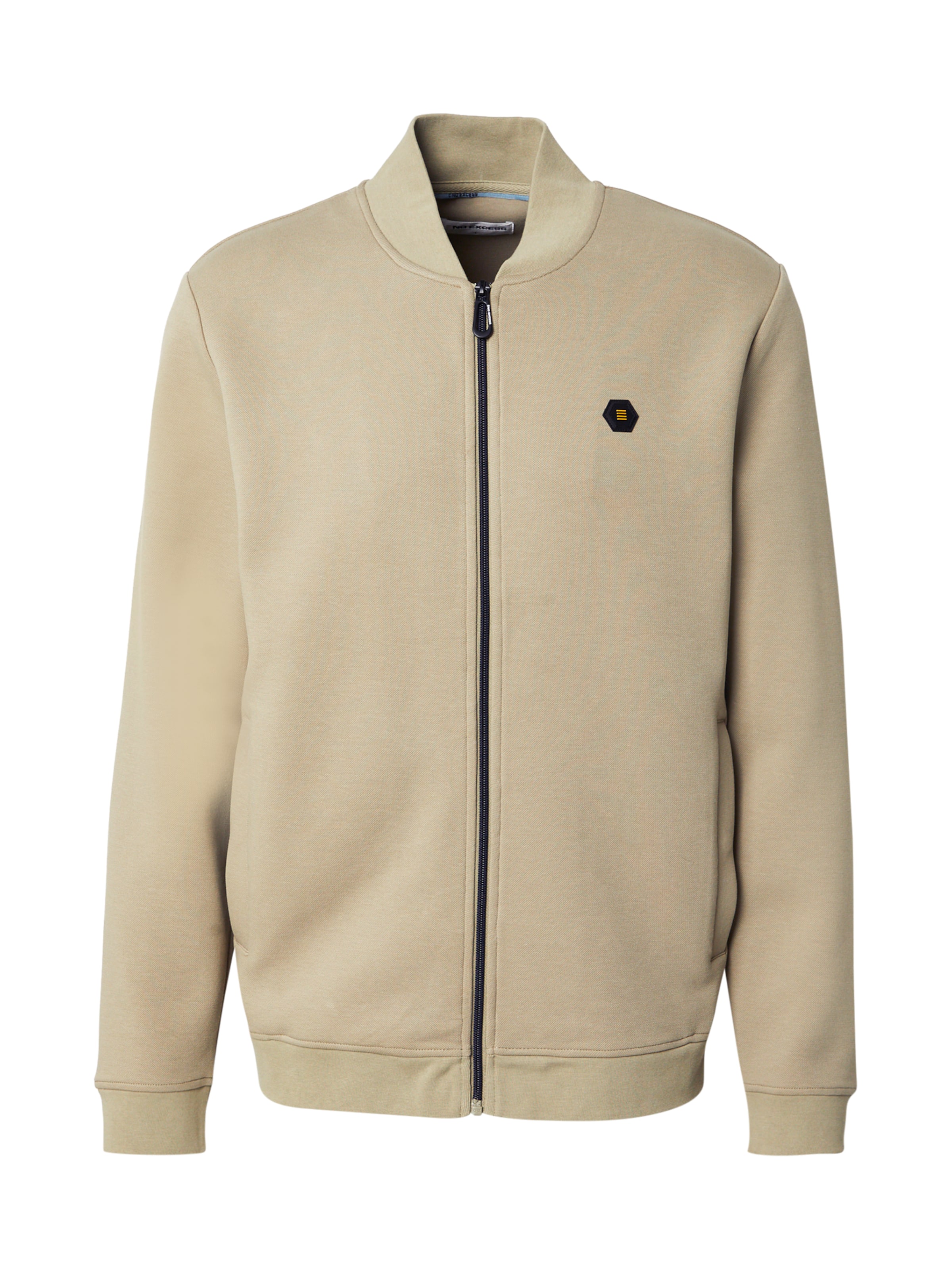 No Excess Sudadera con cremallera en verde claro, Vista del producto