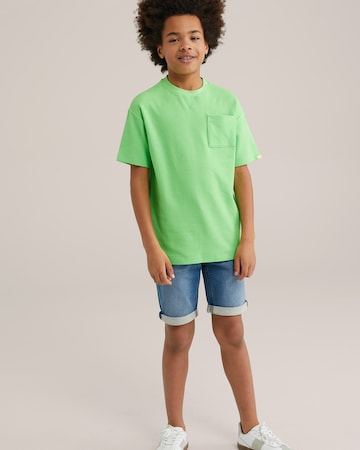 WE Fashion T-Shirt in Grün