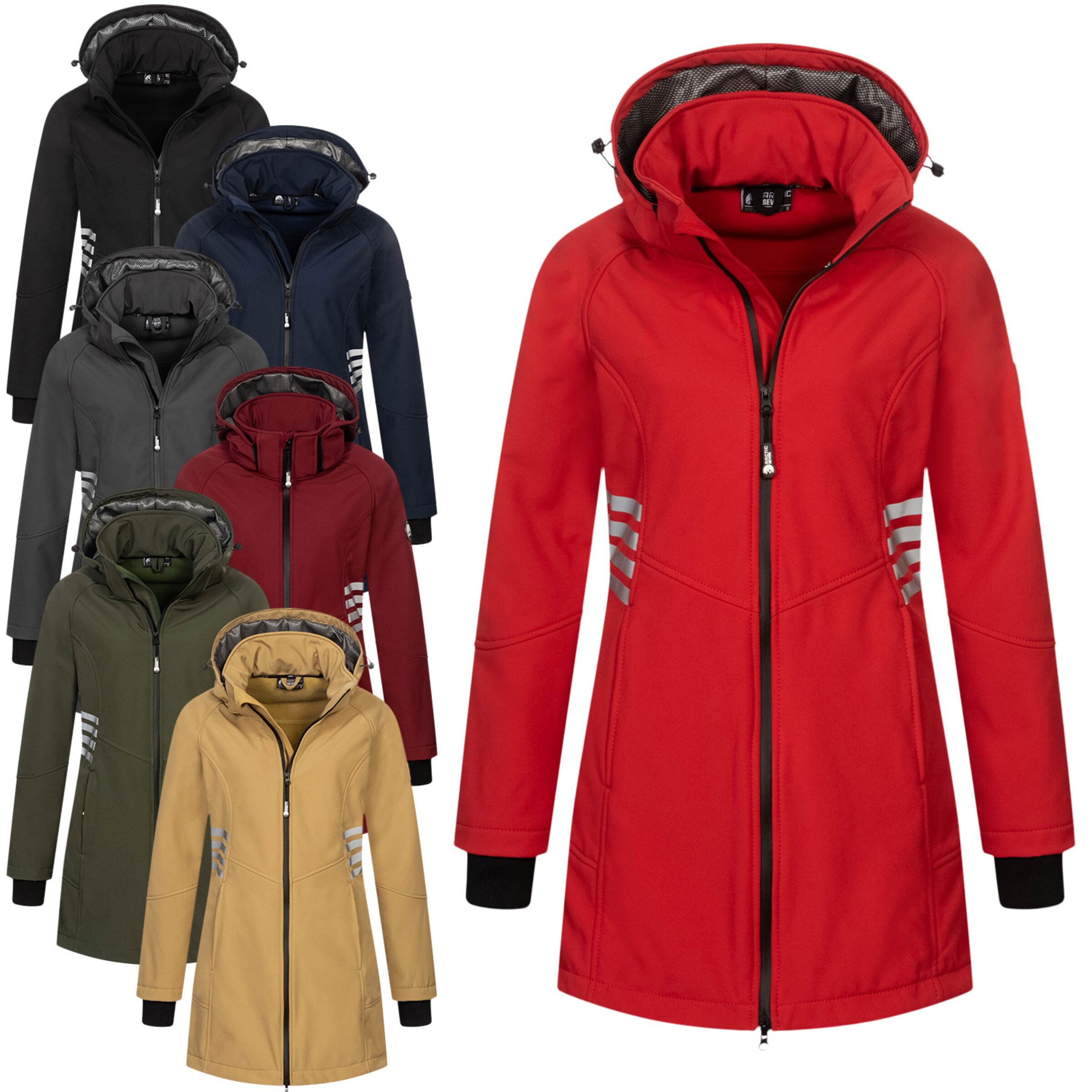 Arctic Seven Performance Jacket in Red