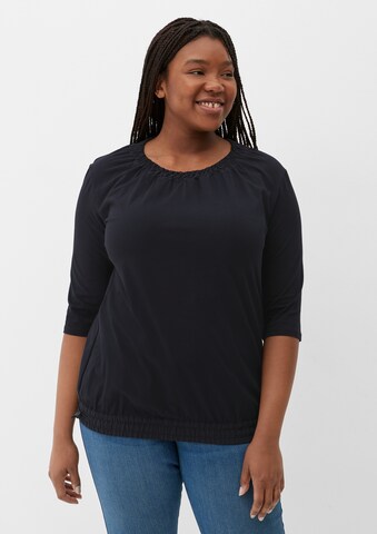 TRIANGLE Shirt in Blau: Vorderseite
