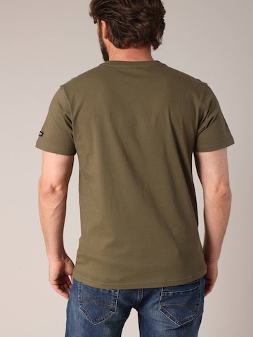 T-Shirt 'TELLSON' Deeluxe en vert