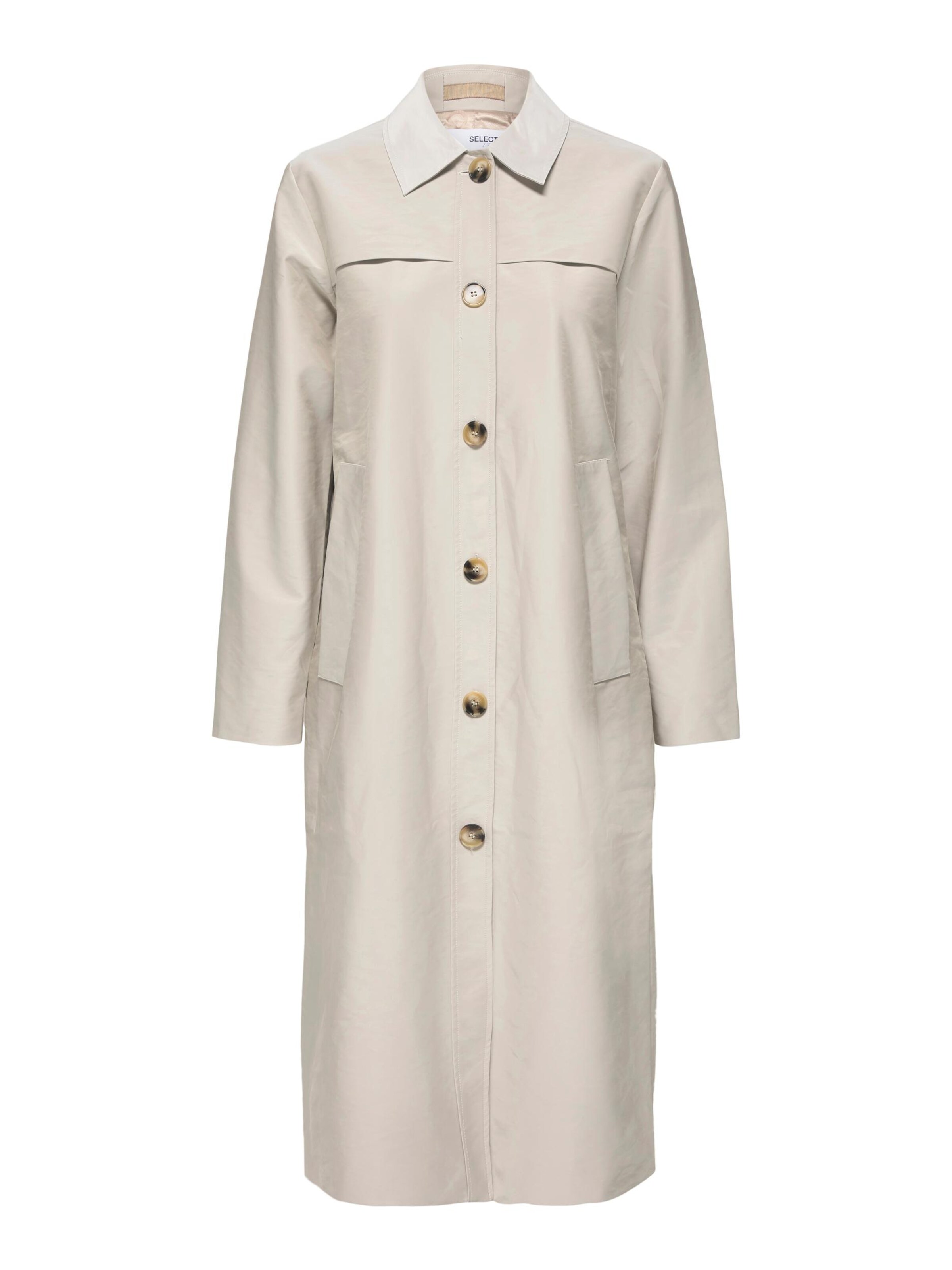 SELECTED Kevad-sügismantel 'Vinni', värv beež: eest vaates