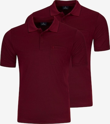 Ragman Shirt 'Basic' in Rood: voorkant