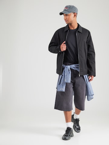 JACK & JONES Wide leg Jeans 'JPSTOWEN BRONX' in Black