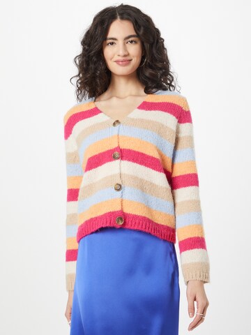 PIECES Knit Cardigan 'TASCHA' in Mixed colors: front