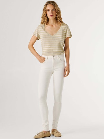 Coupe slim Jean 'Regent' Pepe Jeans en blanc