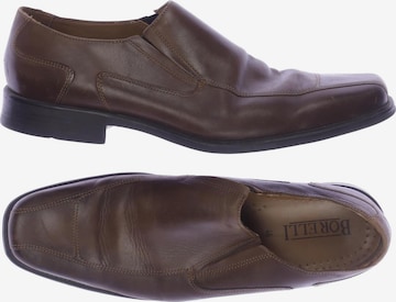Borelli Flats & Loafers in 46 in Brown: front
