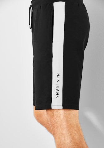 H.I.S Regular Sweatshorts in Schwarz