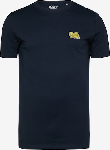 T-Shirt s.Oliver en bleu : devant