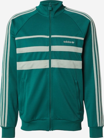 Giacca di felpa 'The First' di ADIDAS ORIGINALS in verde: frontale