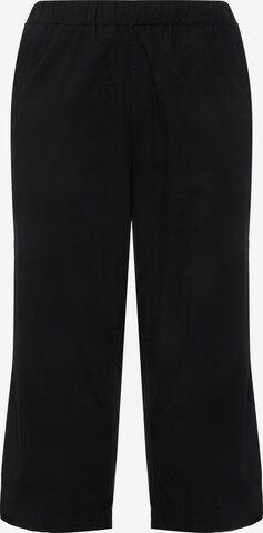 Ulla Popken Regular Pants in Black: front