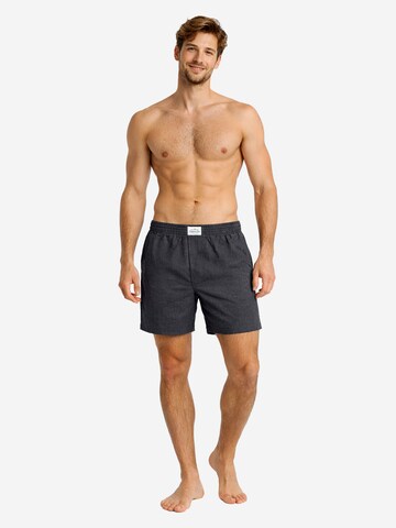 Lakeford & Sons Boxer shorts 'Classic American Style ' in Black: front