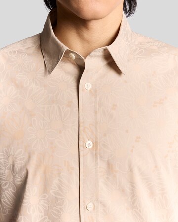 Lyle & Scott Regular fit Overhemd in Beige