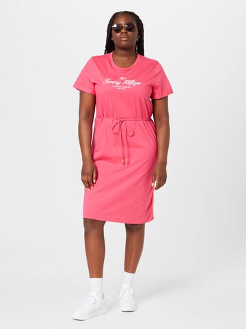 Tommy Hilfiger Curve Dress in Pink