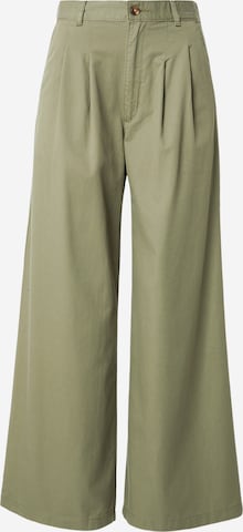 LEVI'S ® Широкий Брюки со складками в Зеленый: спереди