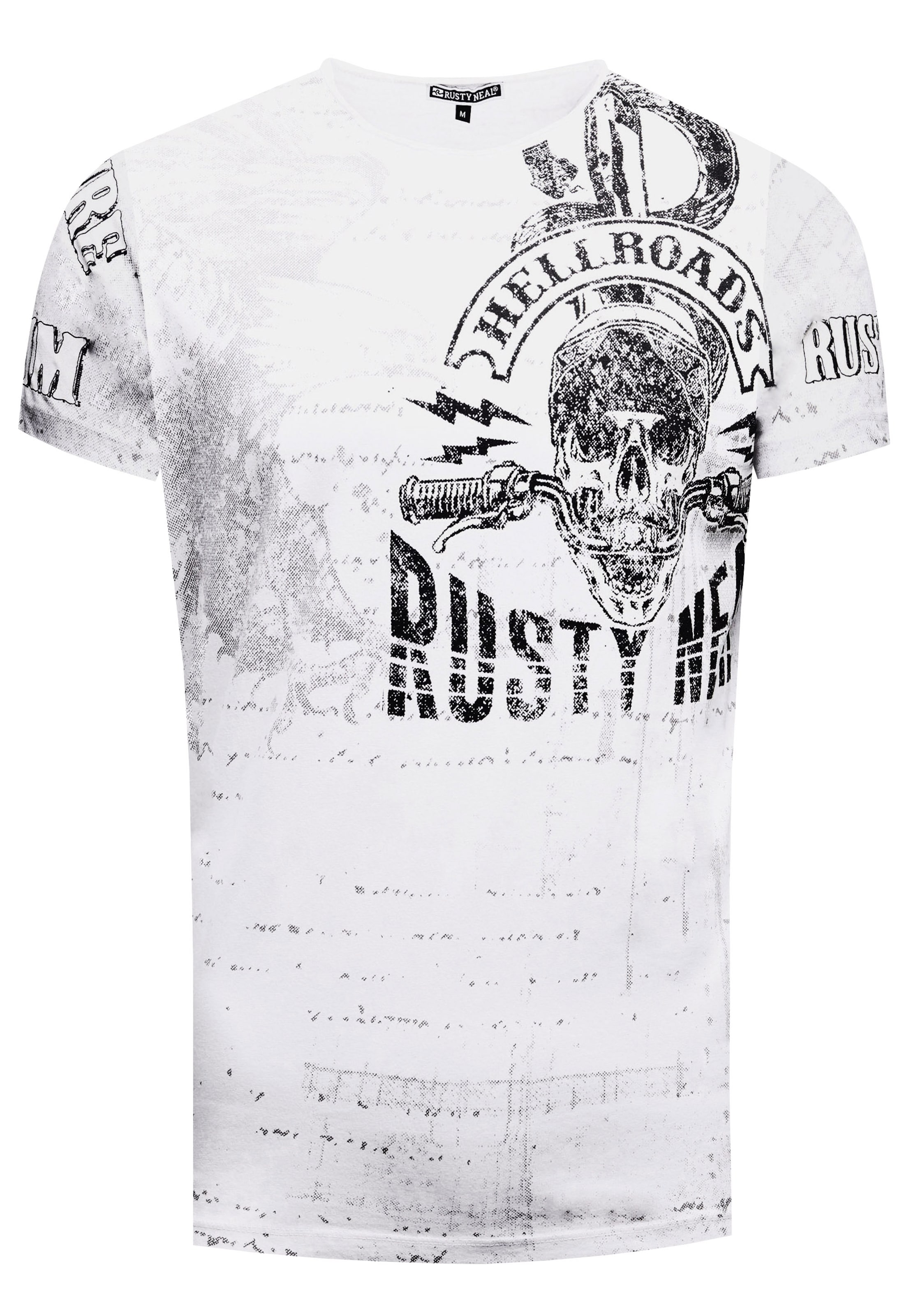 Rusty Neal T-Shirt in Weiß: Vorderseite