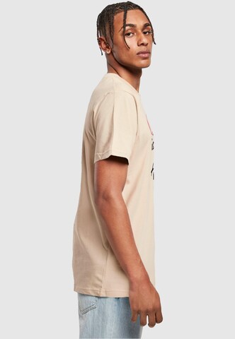 Merchcode Shirt 'Valentines Day - Love Is In The Air' in Beige