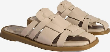 Desa Huisschoenen 'Hausschuhe' in Wit: voorkant