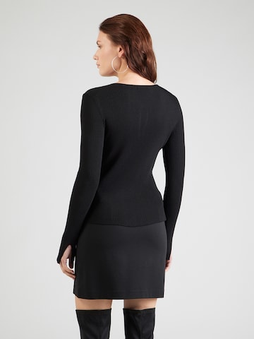 GUESS Πλεκτή ζακέτα 'STELLA' σε μαύρο