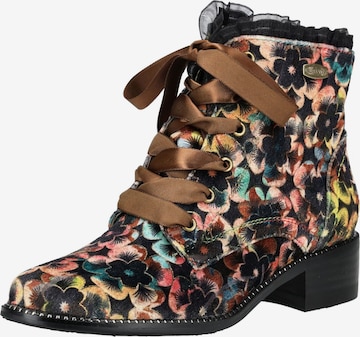 Bottines à lacets Laura Vita en mélange de couleurs : devant