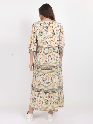VICCI Germany Maxikleid mit frisch sommerlicher Paisley-Musterung in Beige