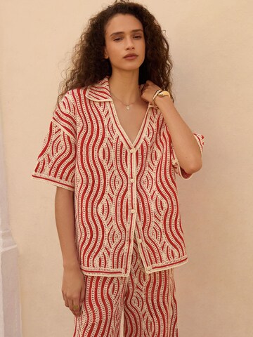 Next Shirt in Rood: voorkant