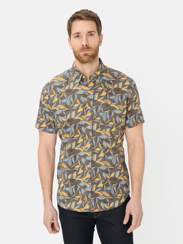 CAMEL ACTIVE Regular Fit Hemd in Gelb: Vorderseite