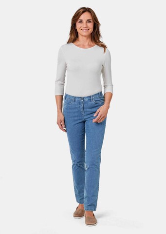 Goldner Slimfit Jeans 'Anna' in Blauw
