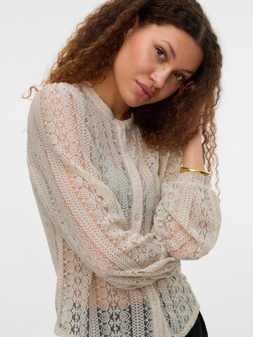 VERO MODA Blouse 'VMVictoria' in Grey