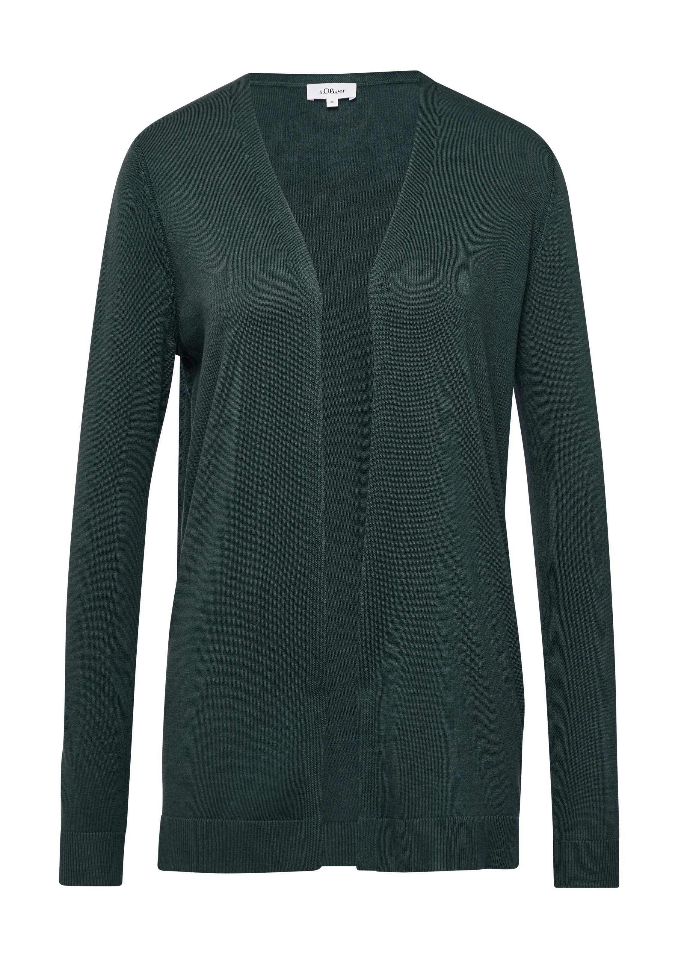 s.Oliver Strickjacke in Grün: Vorderseite