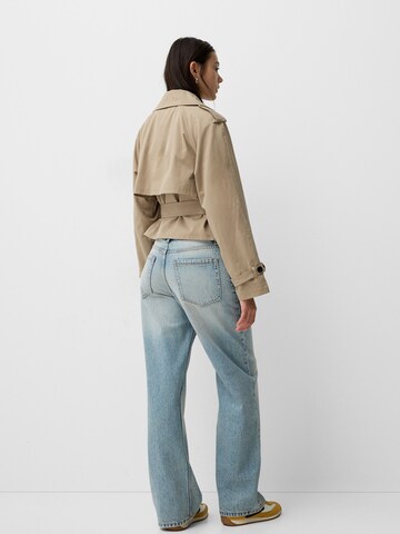 Veste mi-saison Bershka en gris