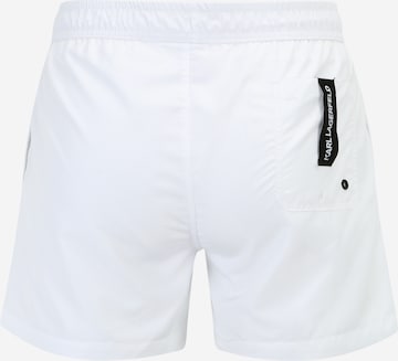 Karl Lagerfeld Board Shorts in White