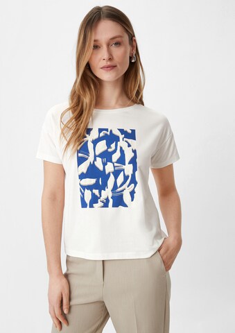 COMMA T-Shirt in Weiß: Vorderseite