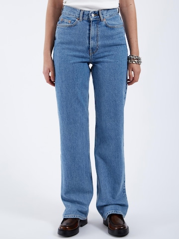 Dr. Denim Regular Jeans 'Echo High Straight' in Blauw