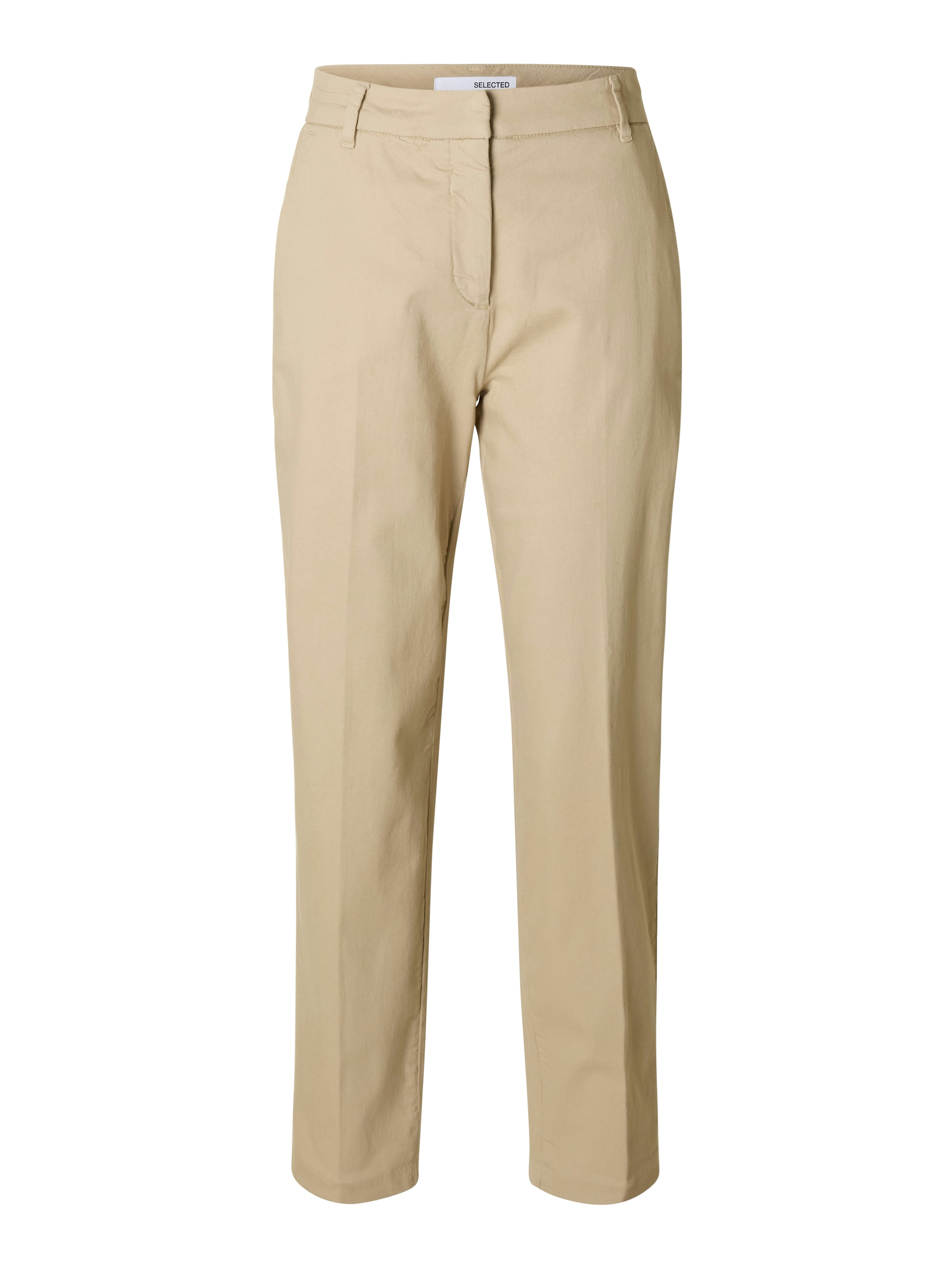 SELECTED tavaline Chino-püksid 'SLFVera Rita', värv beež: eest vaates