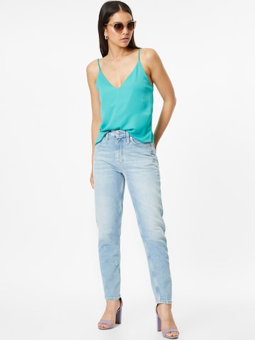 Calvin Klein Regular Top in Blauw