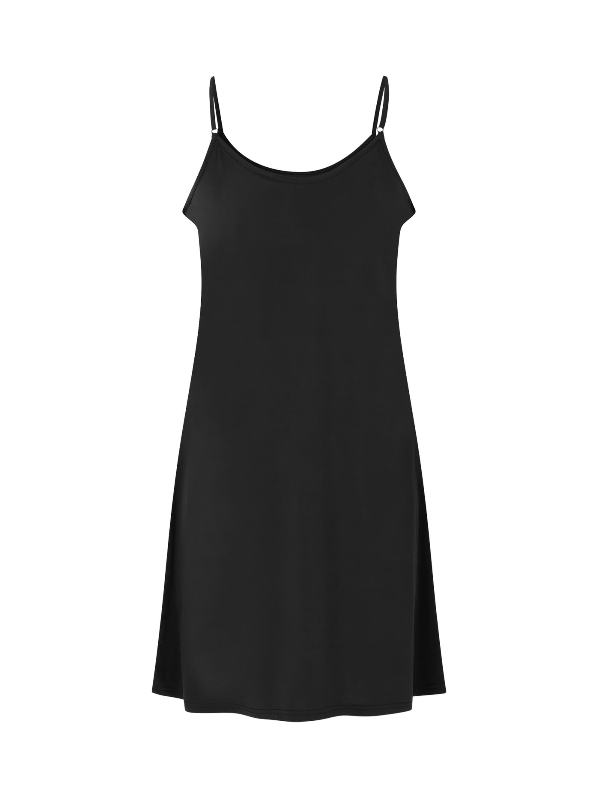 Chemise de nuit 'MaHelle' Masai en noir : devant