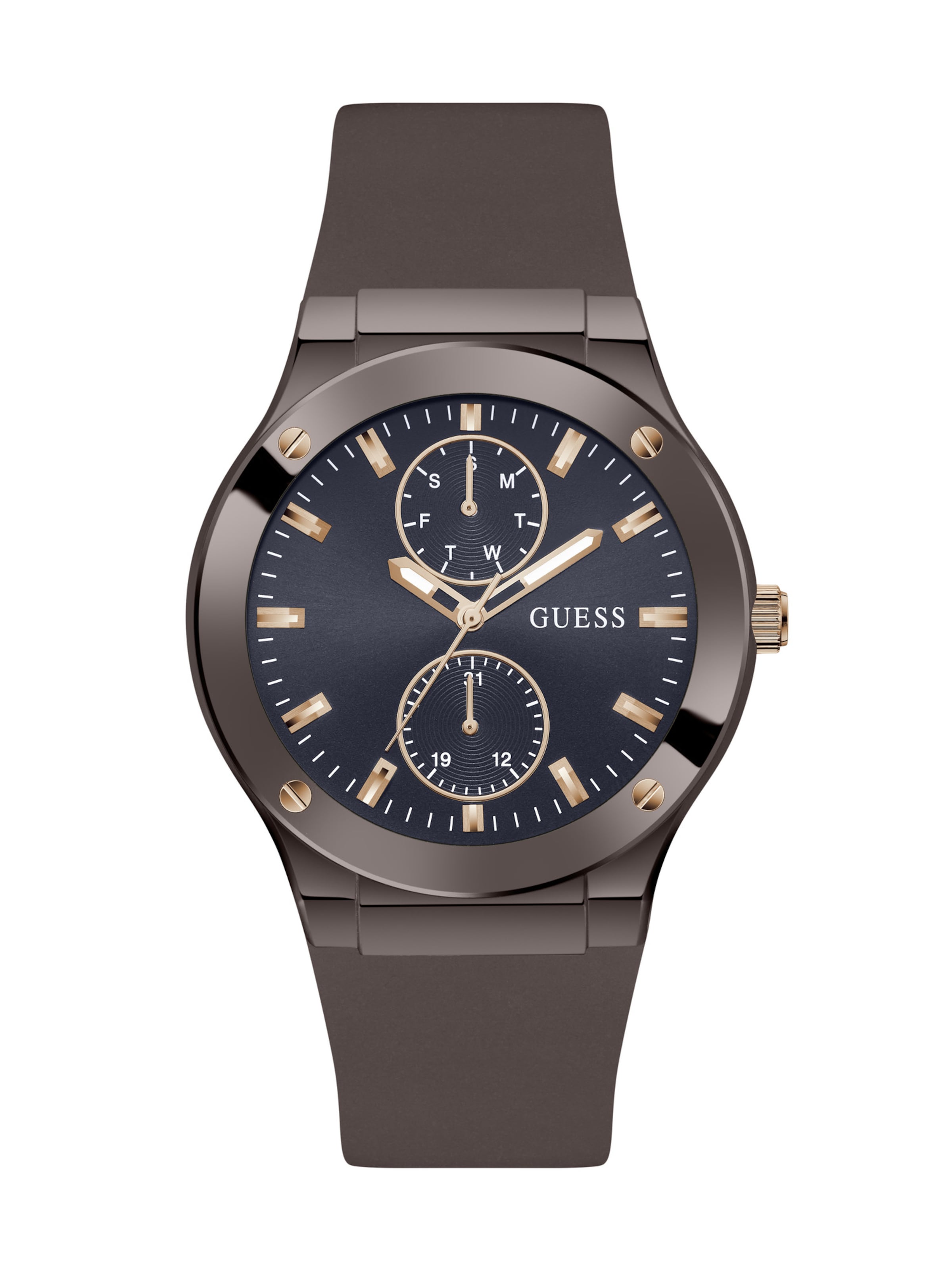 GUESS Analog Watch 'JET' in Brown